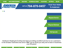 Tablet Screenshot of andersenservices.com